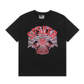 Sp5der Red/Pink Front Graphic T-Shirt — hero