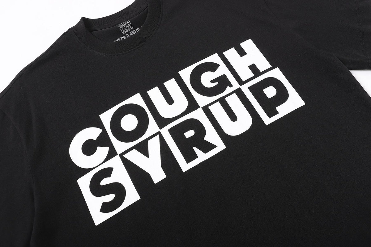 THAT'S A AWFUL LOT OF COUGH SYRUP Front & Back Graphic T-Shirt — detail