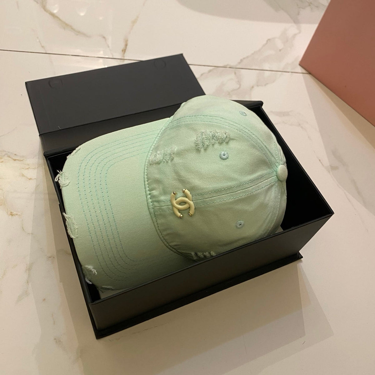 CHANEL Dopamine Color Baseball Cap